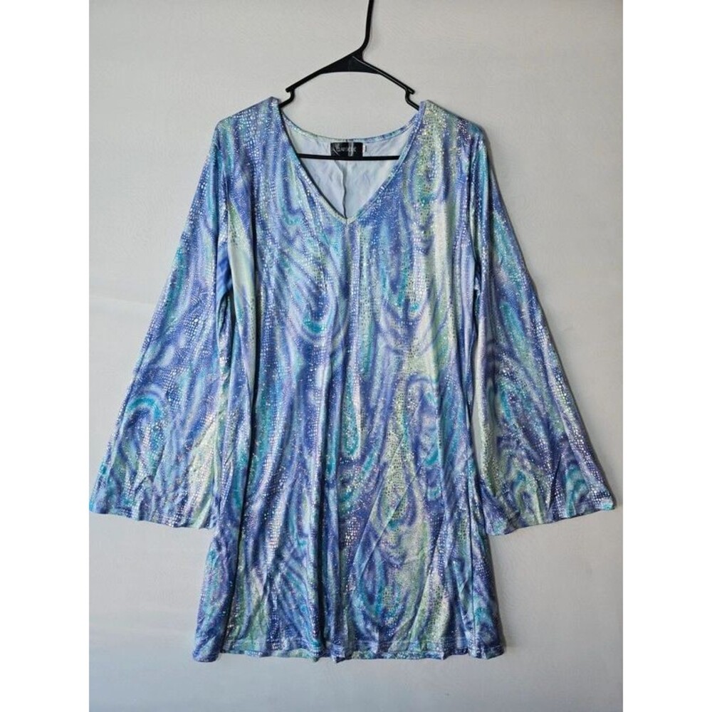 Clarisbelle 70s Disco Costume Dress Set XXL w/Accessories